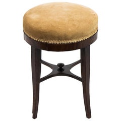 Mahagoni-Hocker im Regency-Stil