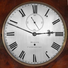 Mahogany Regulator Longcase Clock of Month Duration