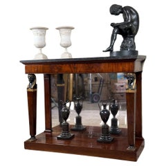 Mahogany ‘retour D'Égypte’ console table, early 19th century
