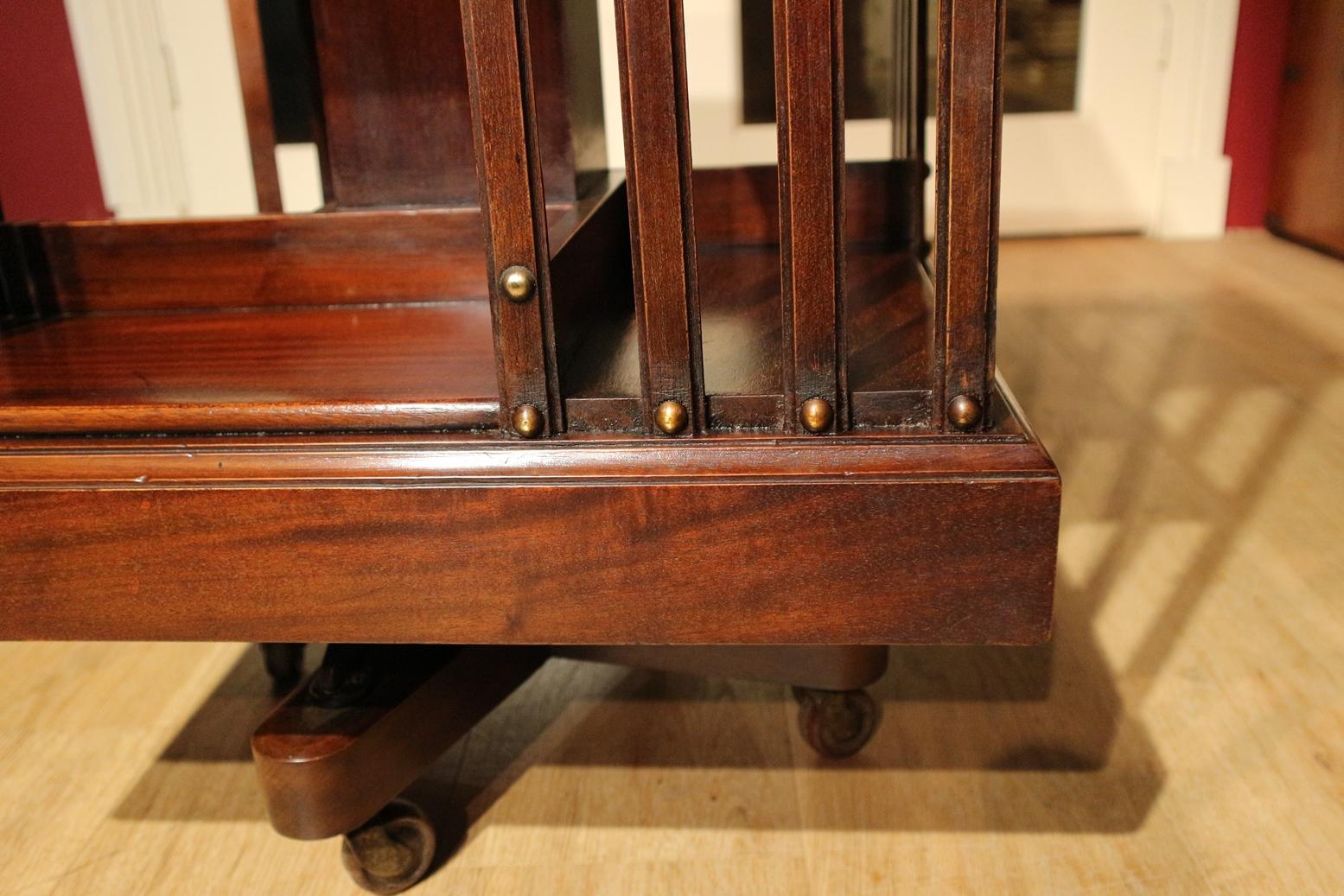 Mahogany Revolving Bookcase 2