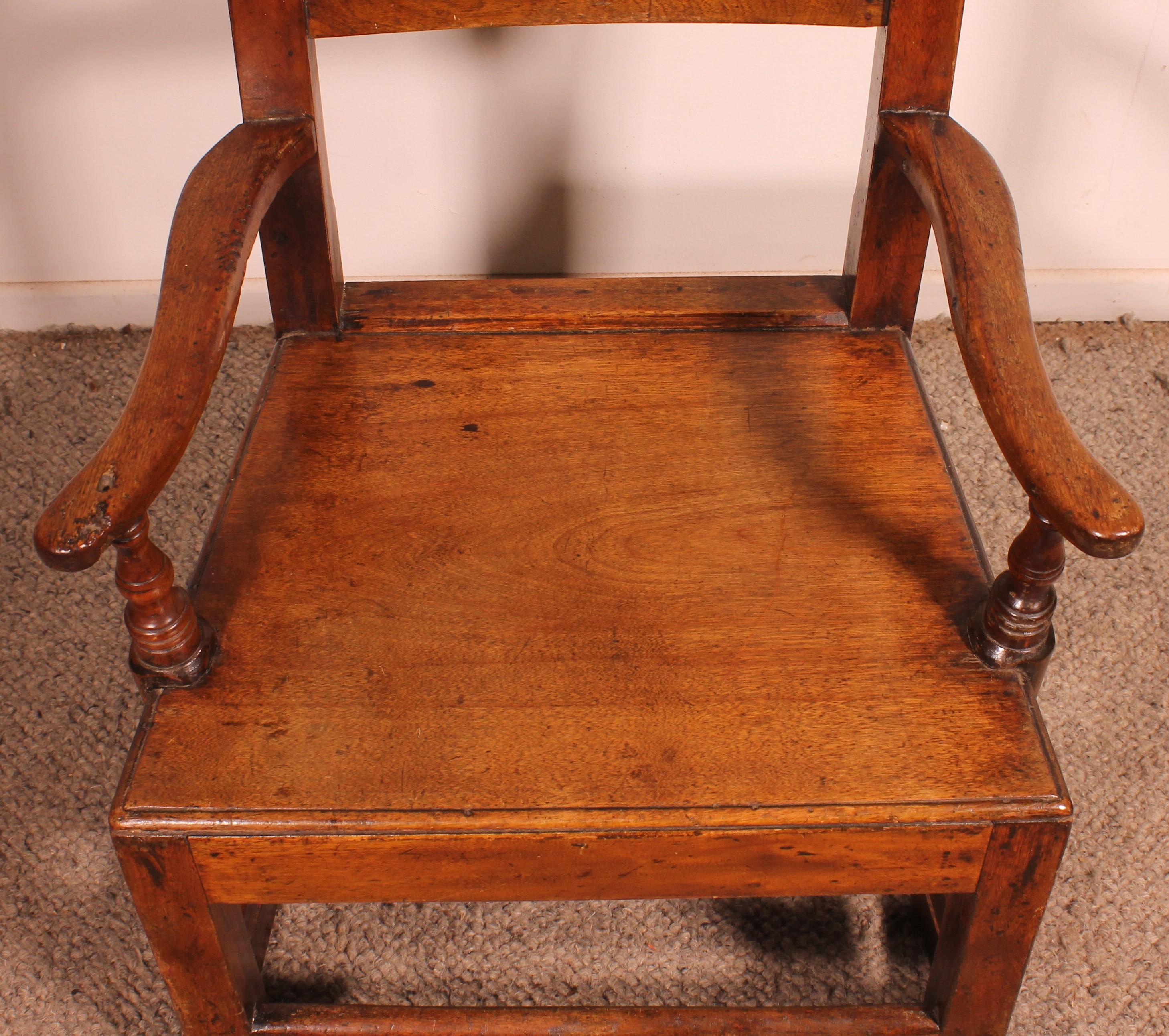 Chaise à bascule en acajou - 18ème siècle - Pays de Galles en vente 5