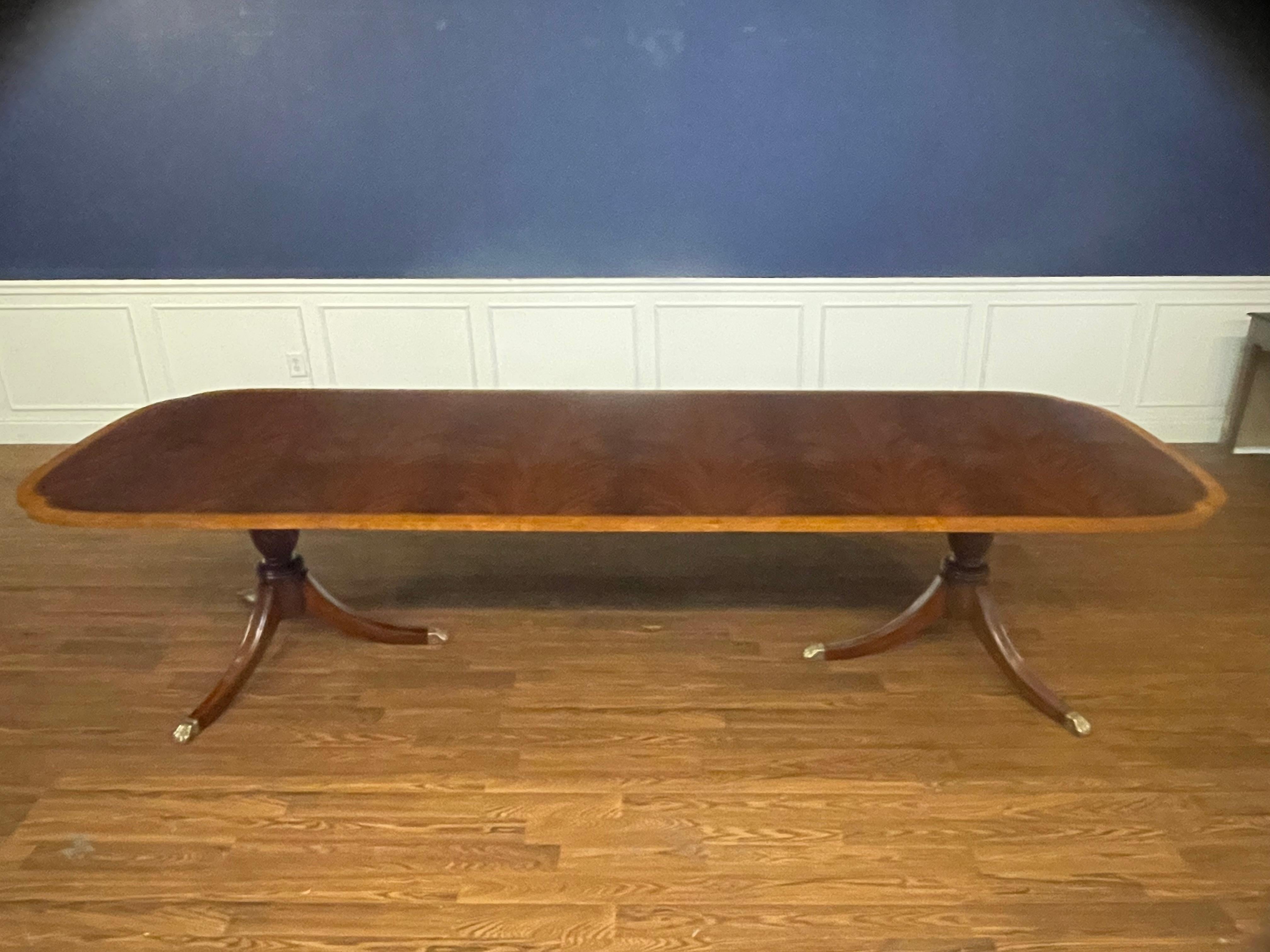 Mahogany Scallop Cornered Dining Table by Leighton Hall - Showroom Sample 5