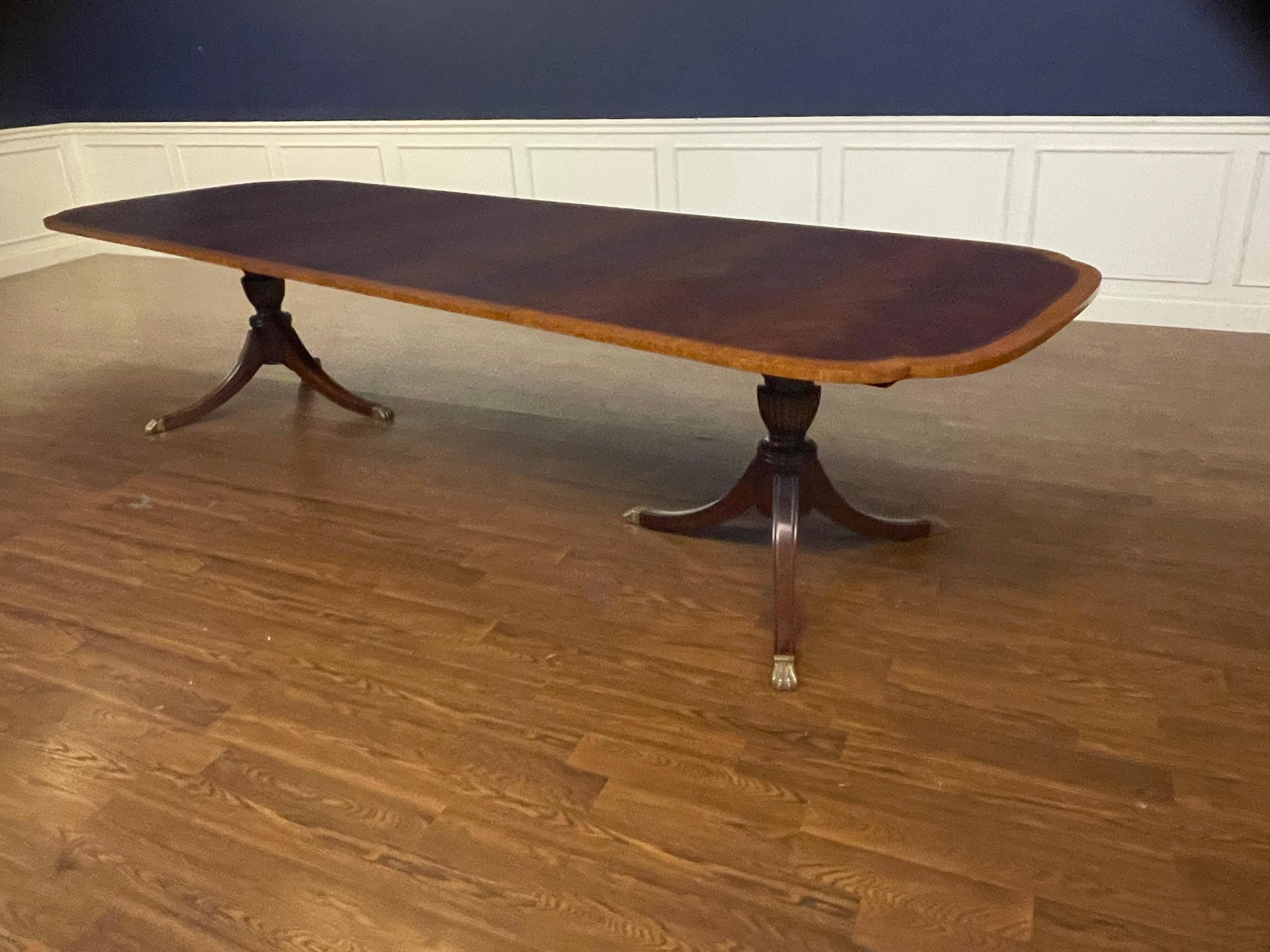 Mahogany Scallop Cornered Dining Table by Leighton Hall - Showroom Sample 8