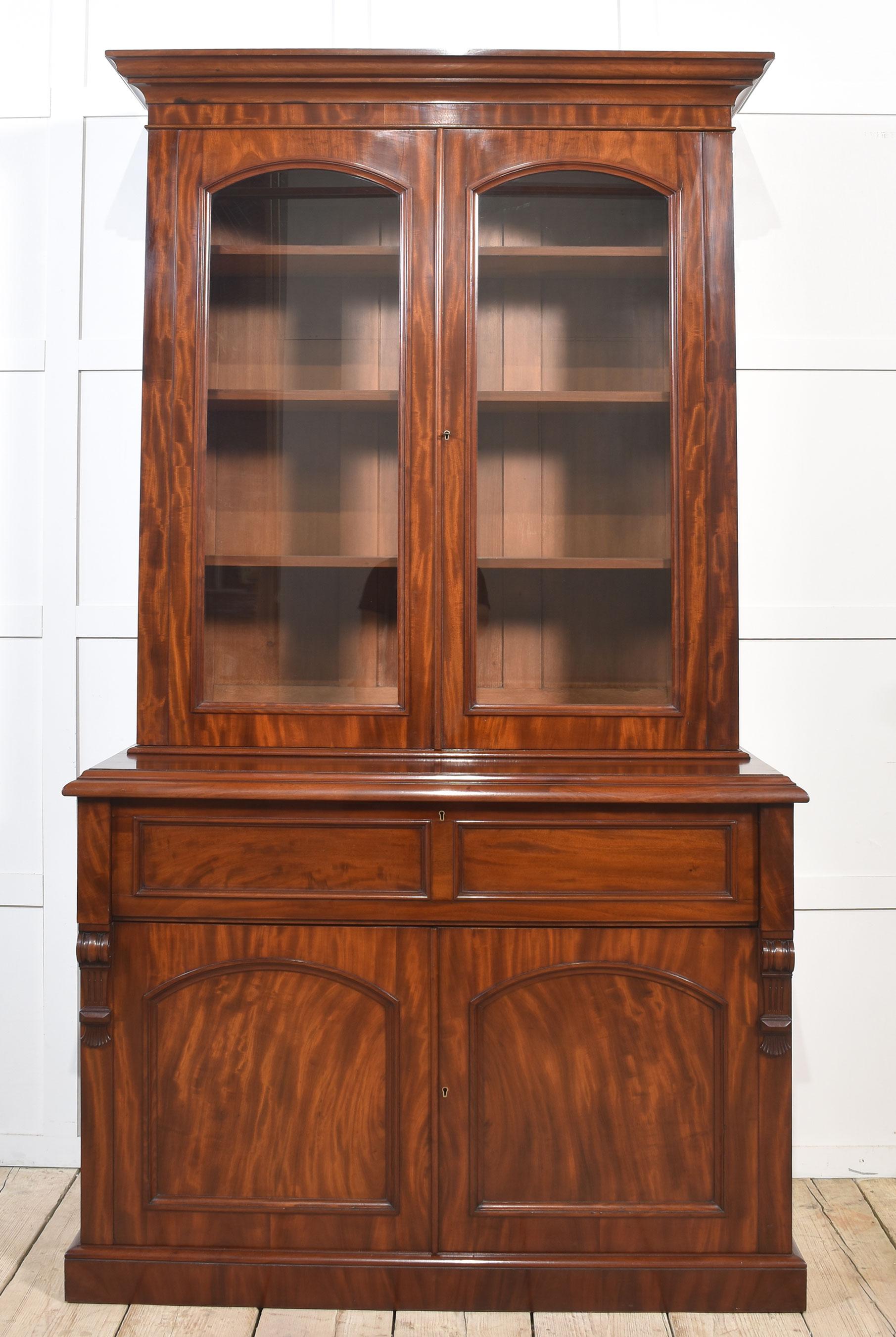 Mahagoni Sekretär Bücherregal im Angebot 7