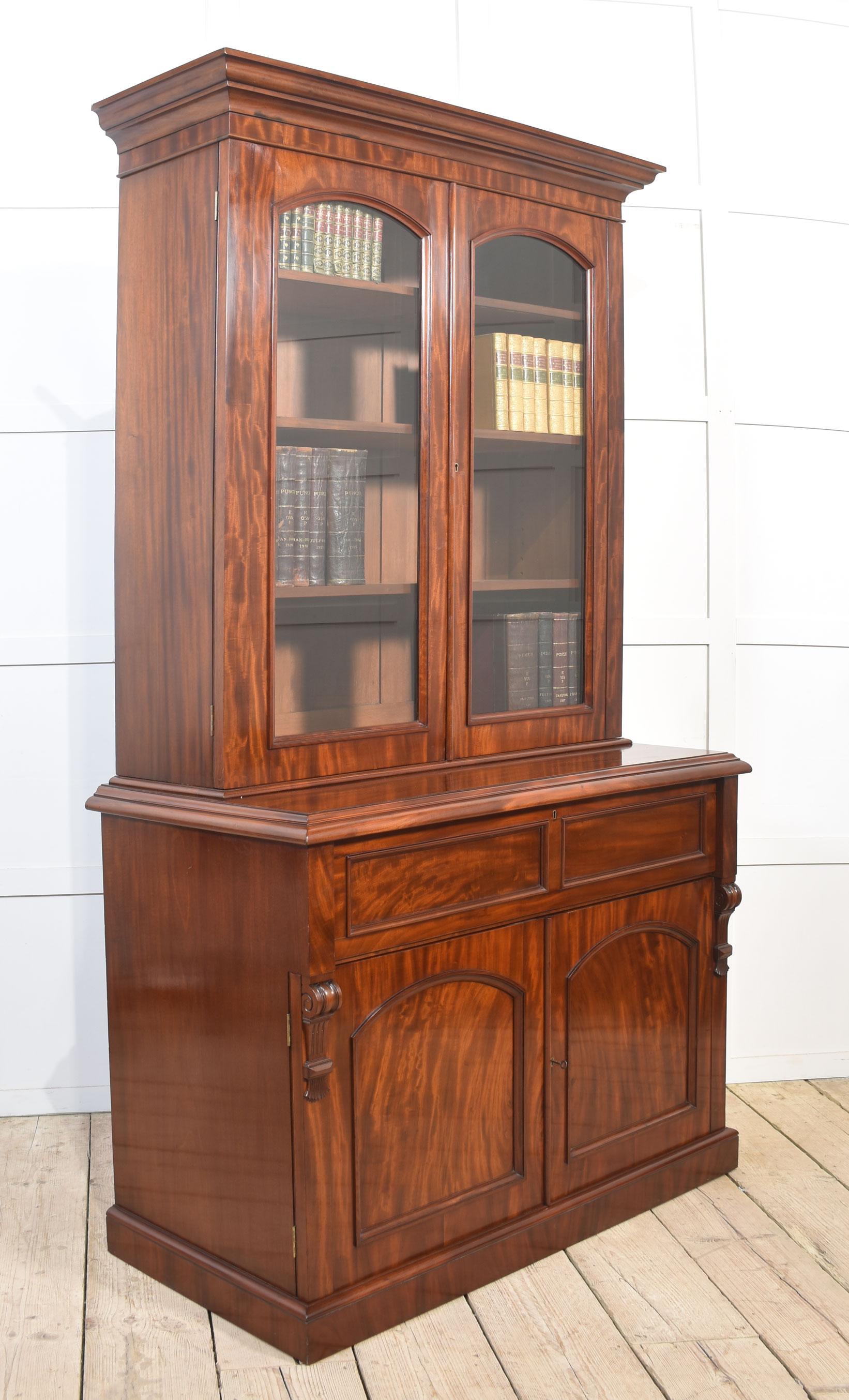 Mahagoni Sekretär Bücherregal im Angebot 1