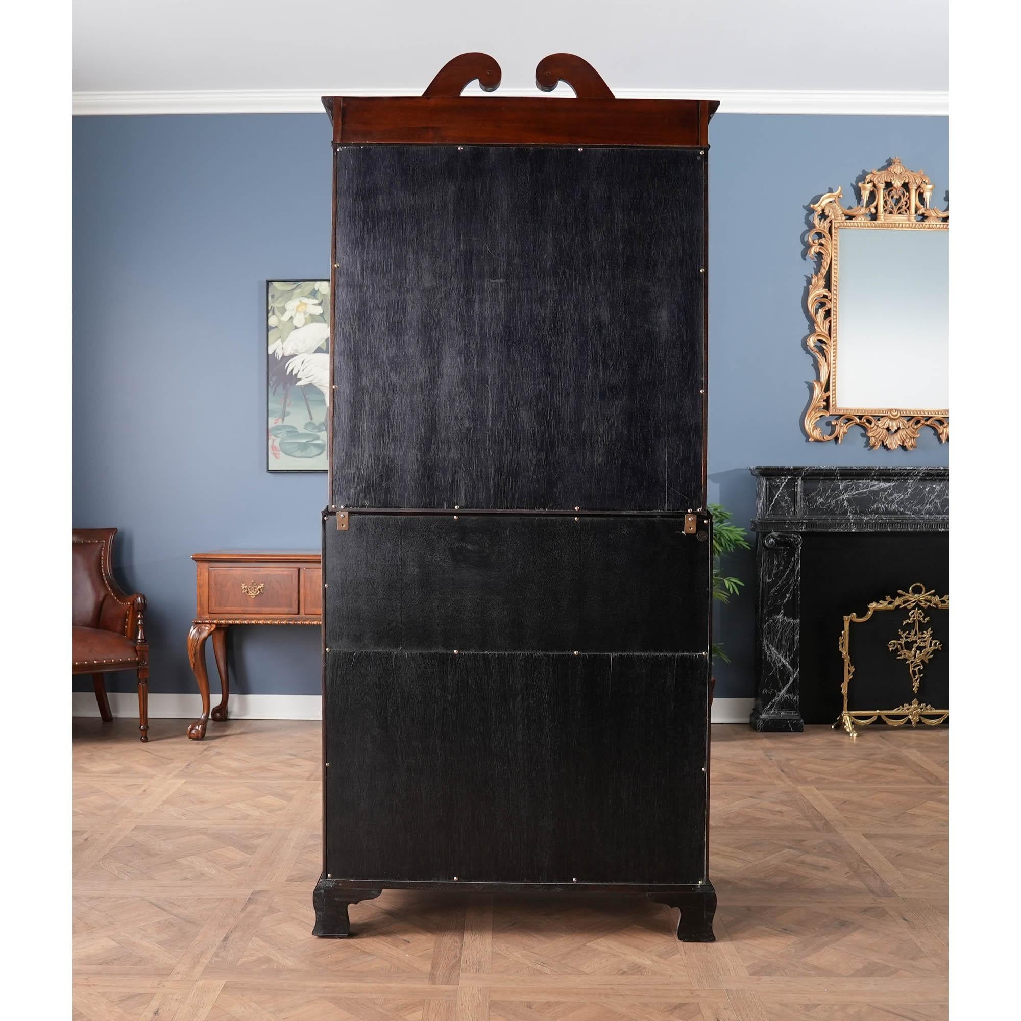 Bureau secrétaire en acajou en vente 1