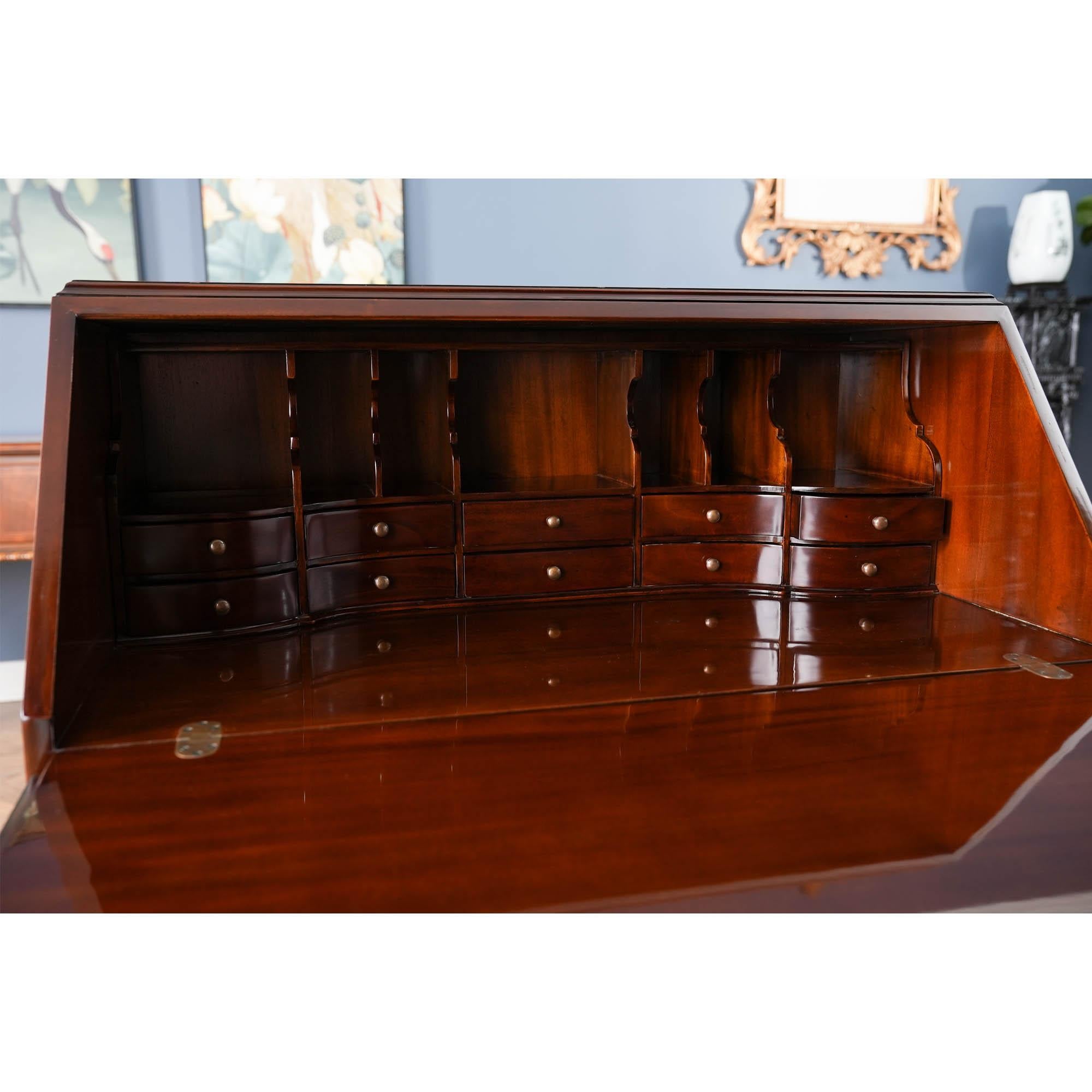 XXIe siècle et contemporain Bureau secrétaire en acajou en vente
