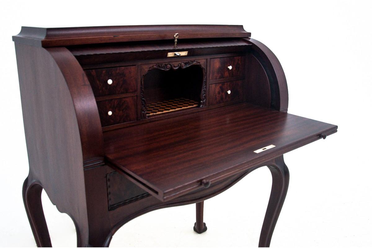 Mahogany Secretary Desk from around 1900s In Good Condition In Chorzów, PL