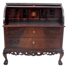 Mahogany Secretary Desk, Northern Europe, 1900s
