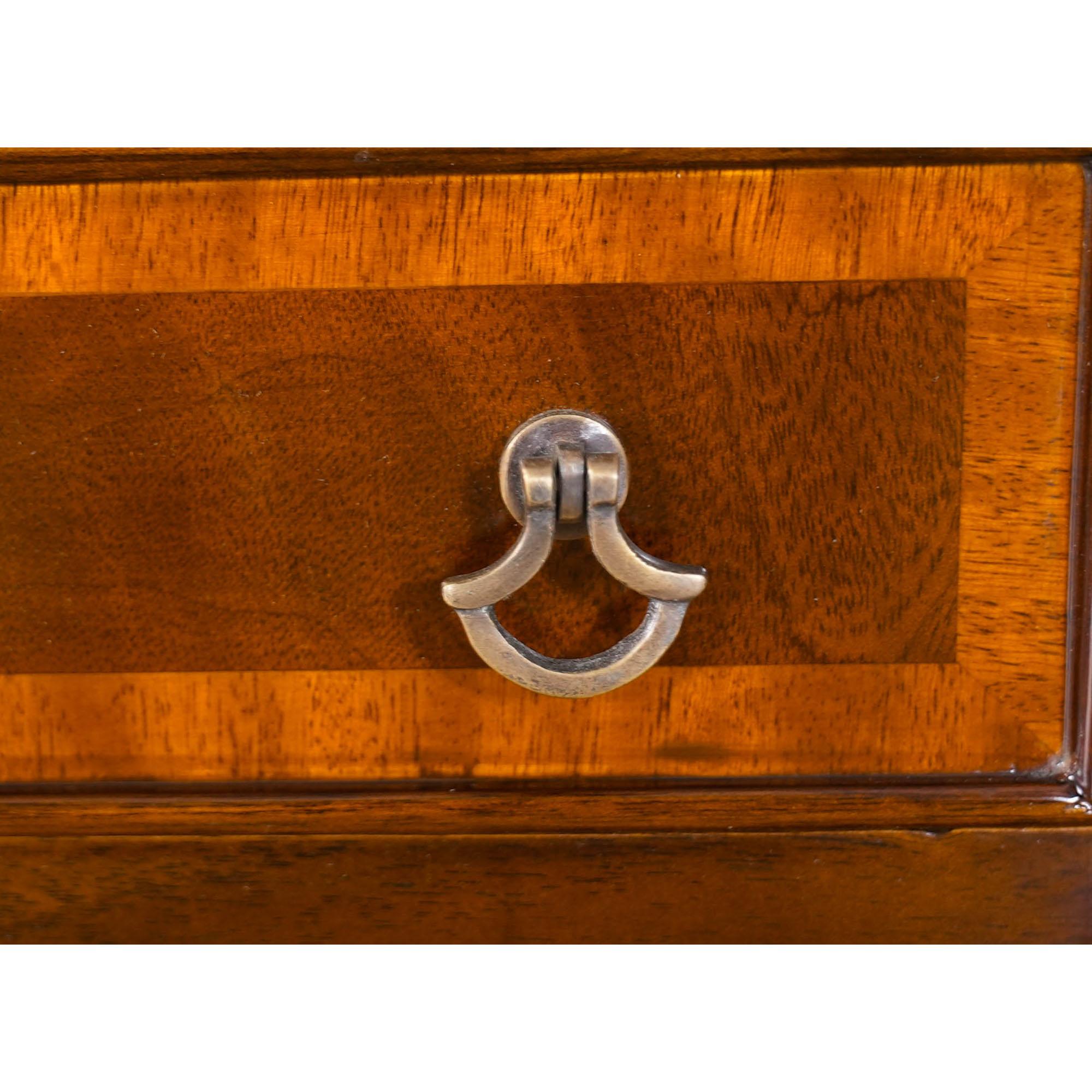 Contemporary Mahogany Serving Table For Sale