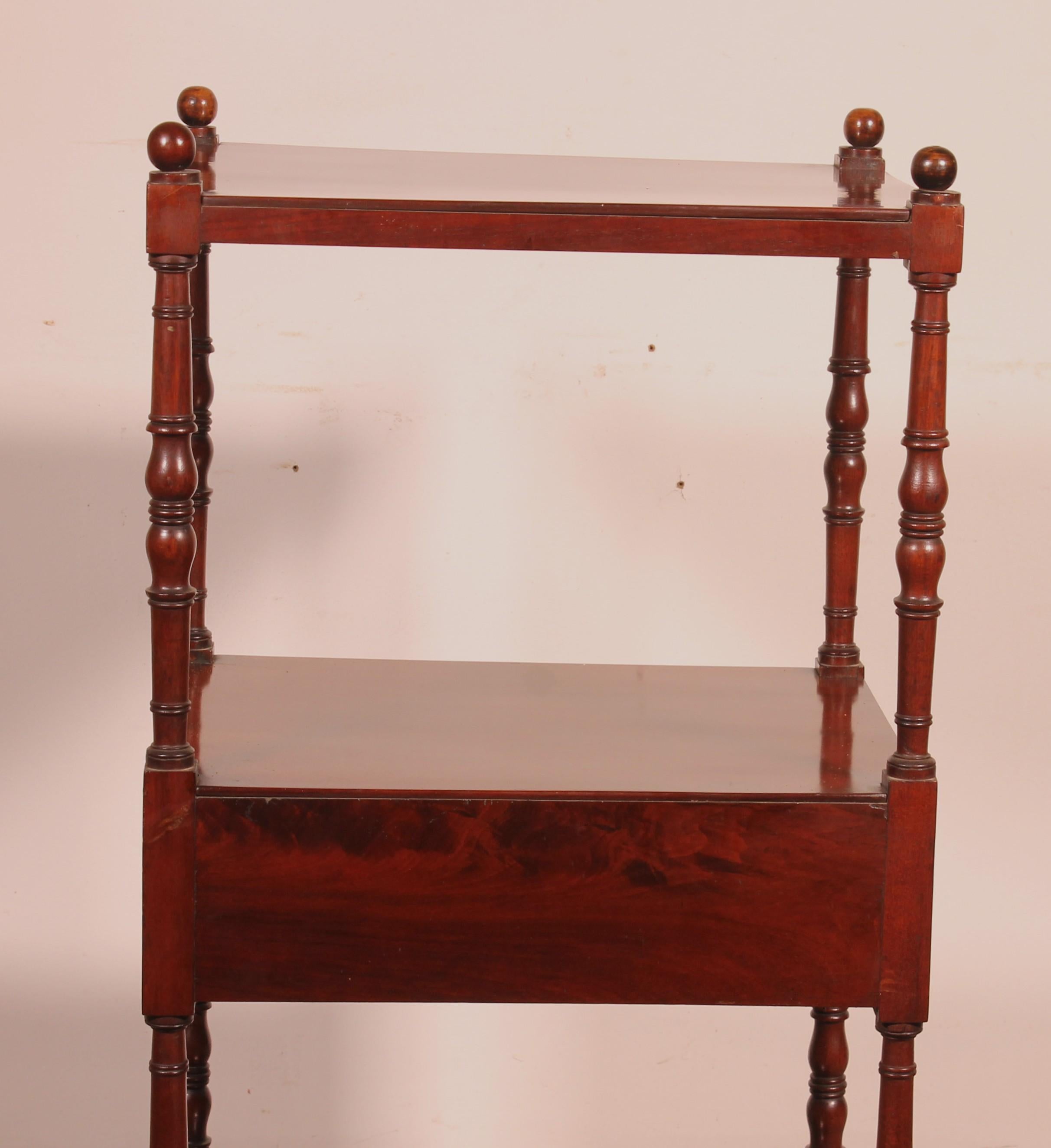 Mahogany Shelf Called Whatnot, From The First Part Of The 19th Century For Sale 5