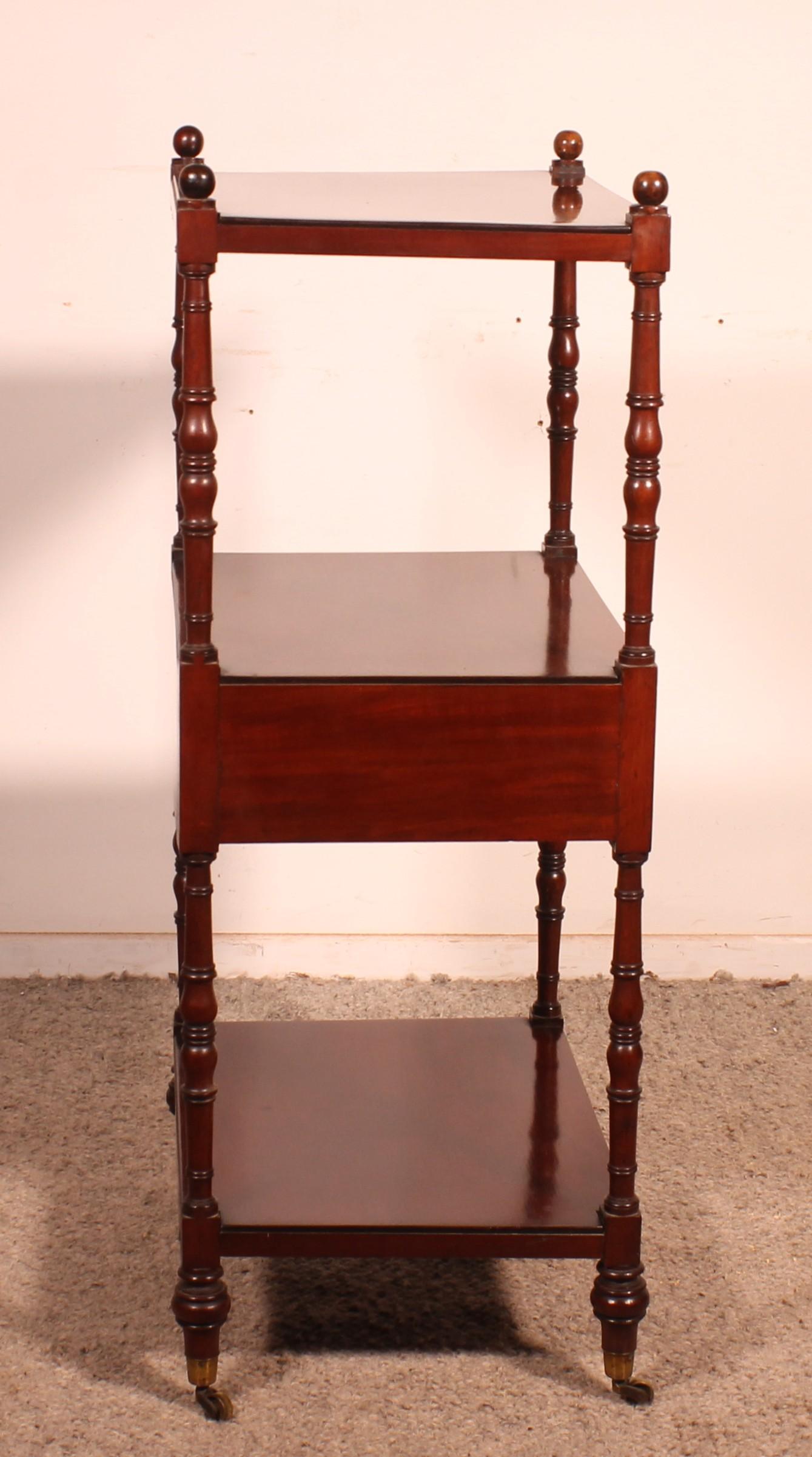 Mahogany Shelf Called Whatnot, From The First Part Of The 19th Century For Sale 6