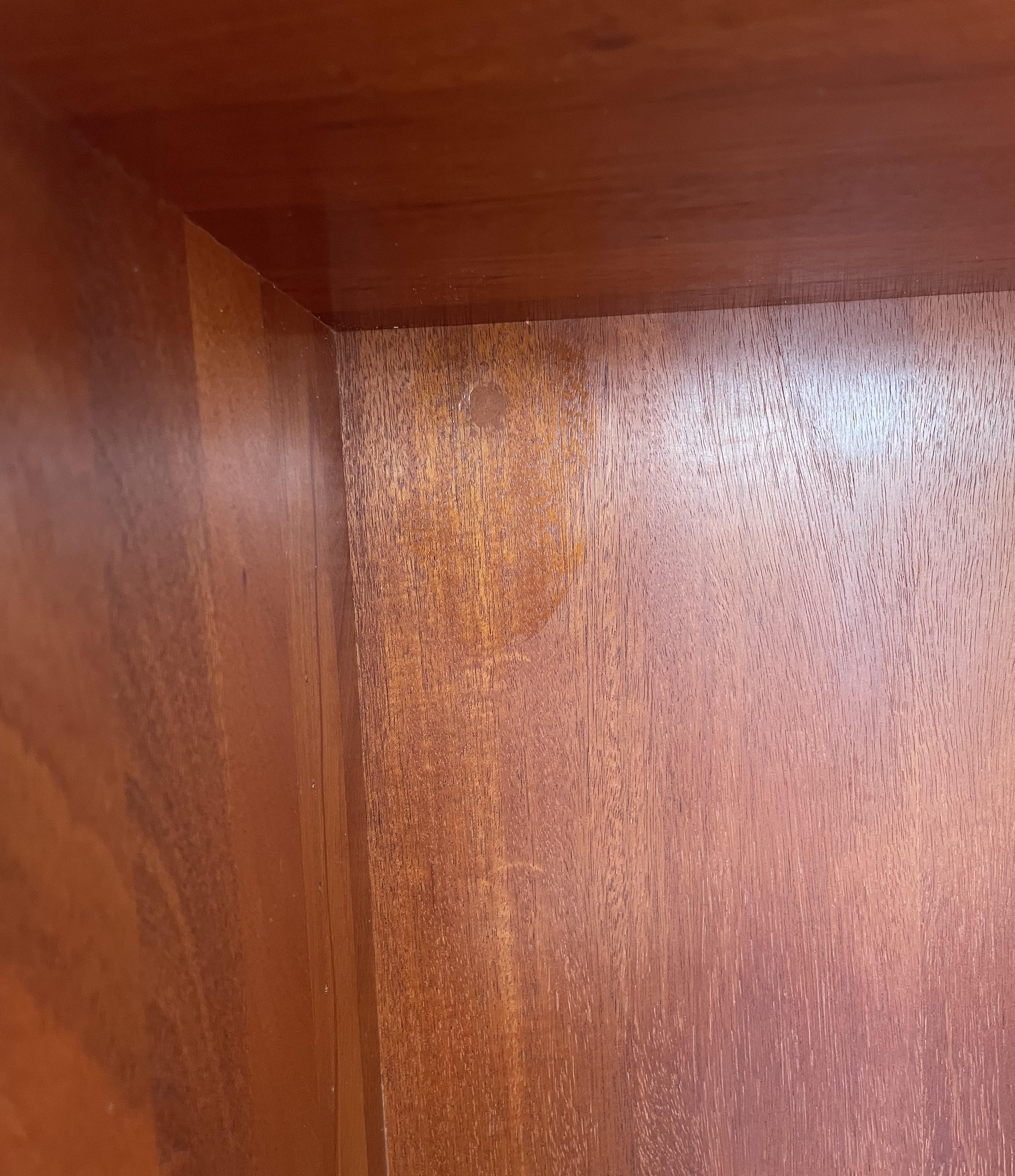 Mahogany shelving by Christian Hvidt For Sale 3