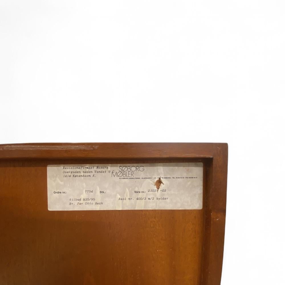 Mahogany shelving by Christian Hvidt For Sale 1