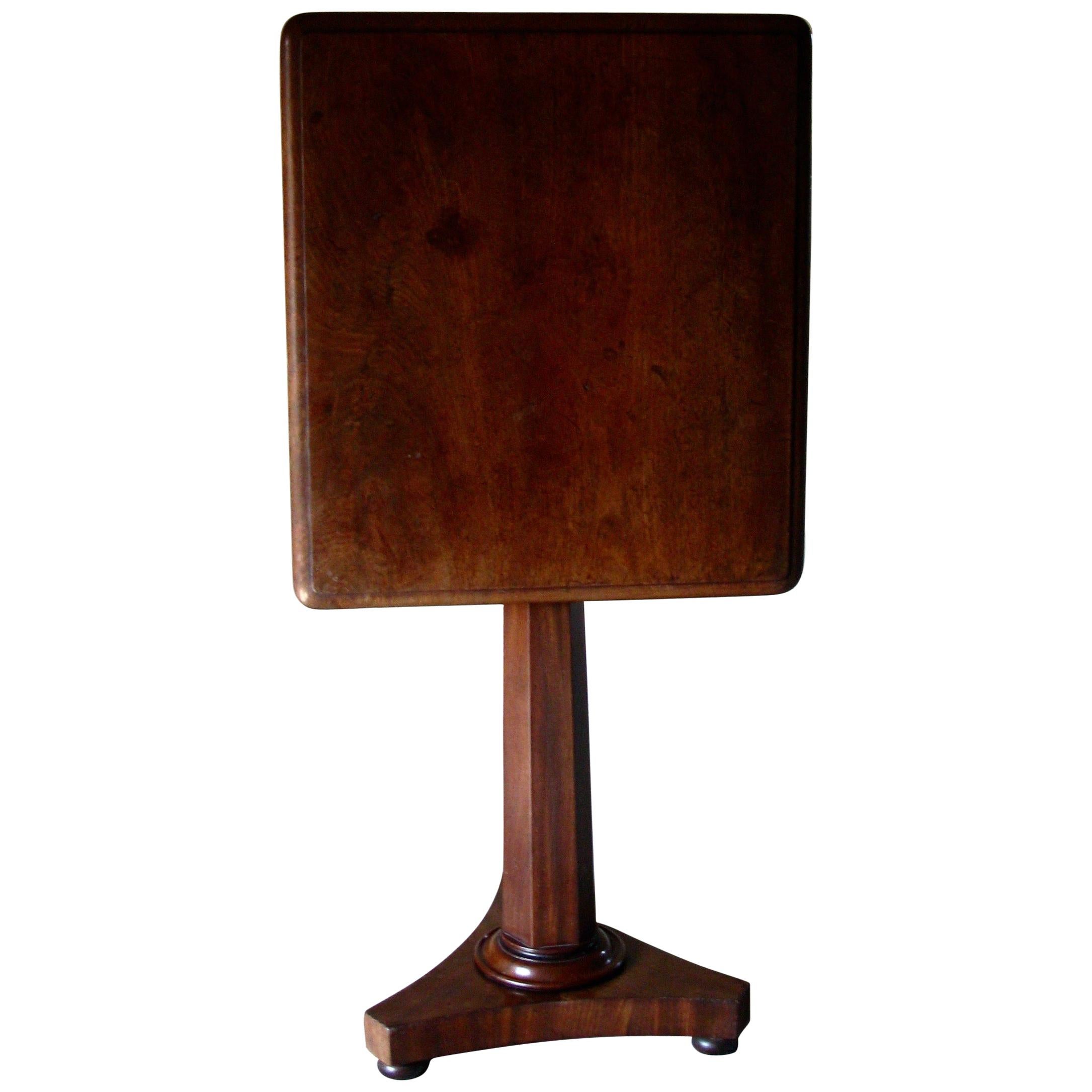 Mahogany Side, End Table, English Side Table, 19th Century Coffee Table For Sale