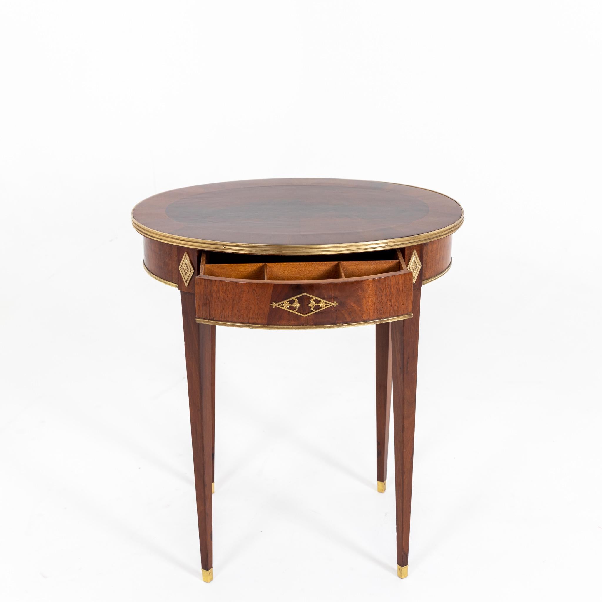Mahogany Side Table, Baltic States, Early 19th Century 1