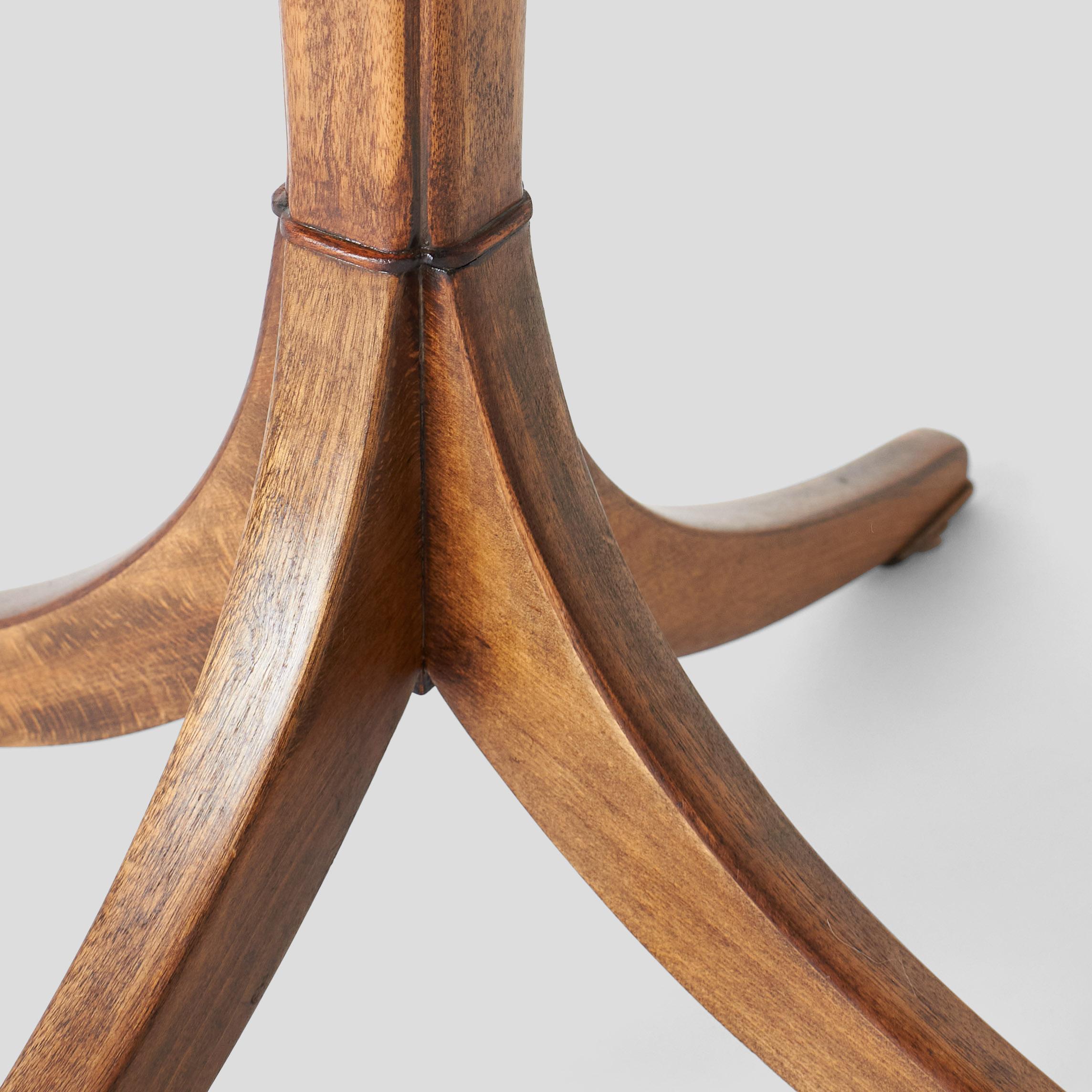 Danish Mahogany Side Table by Frits Henningsen For Sale