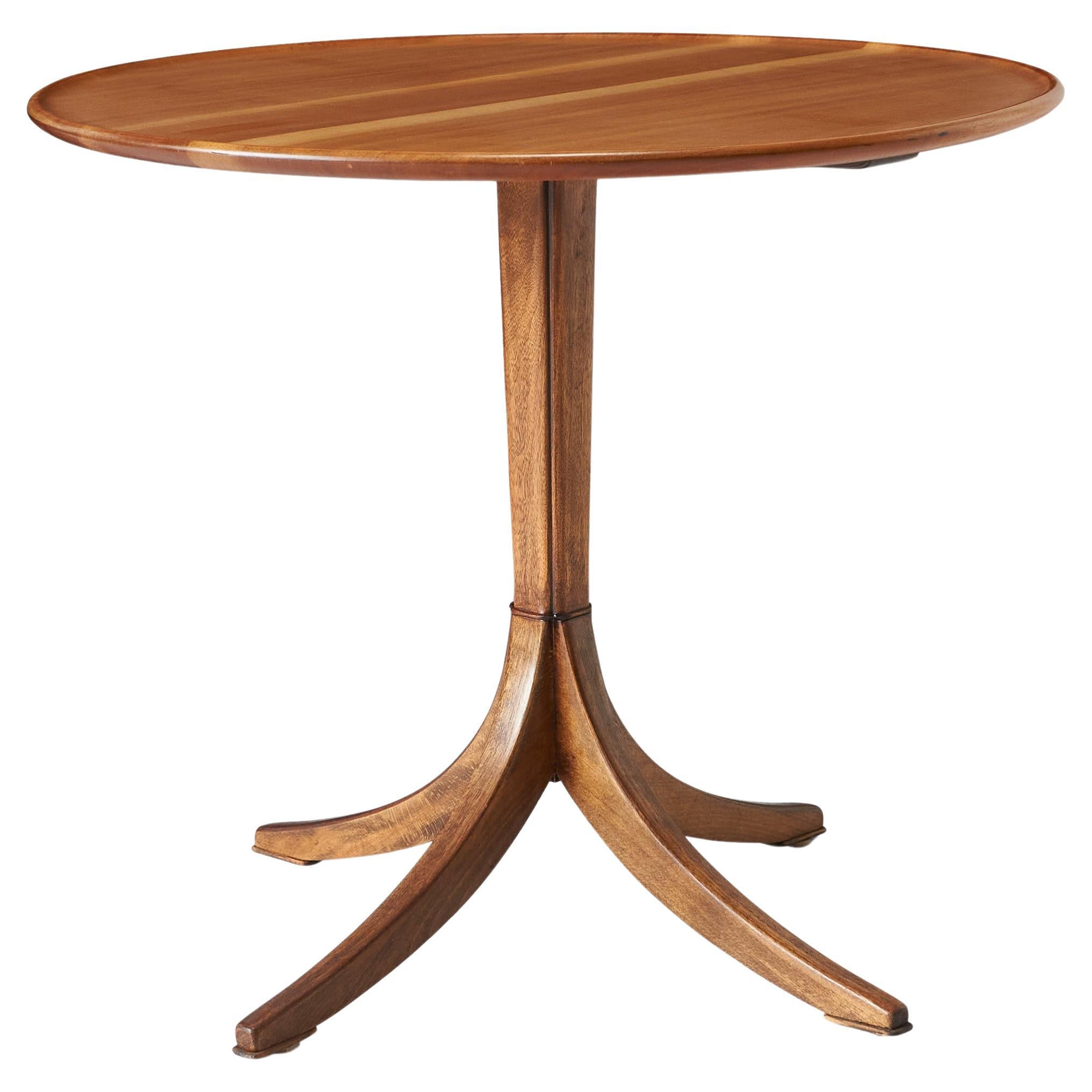 Mahogany Side Table by Frits Henningsen For Sale