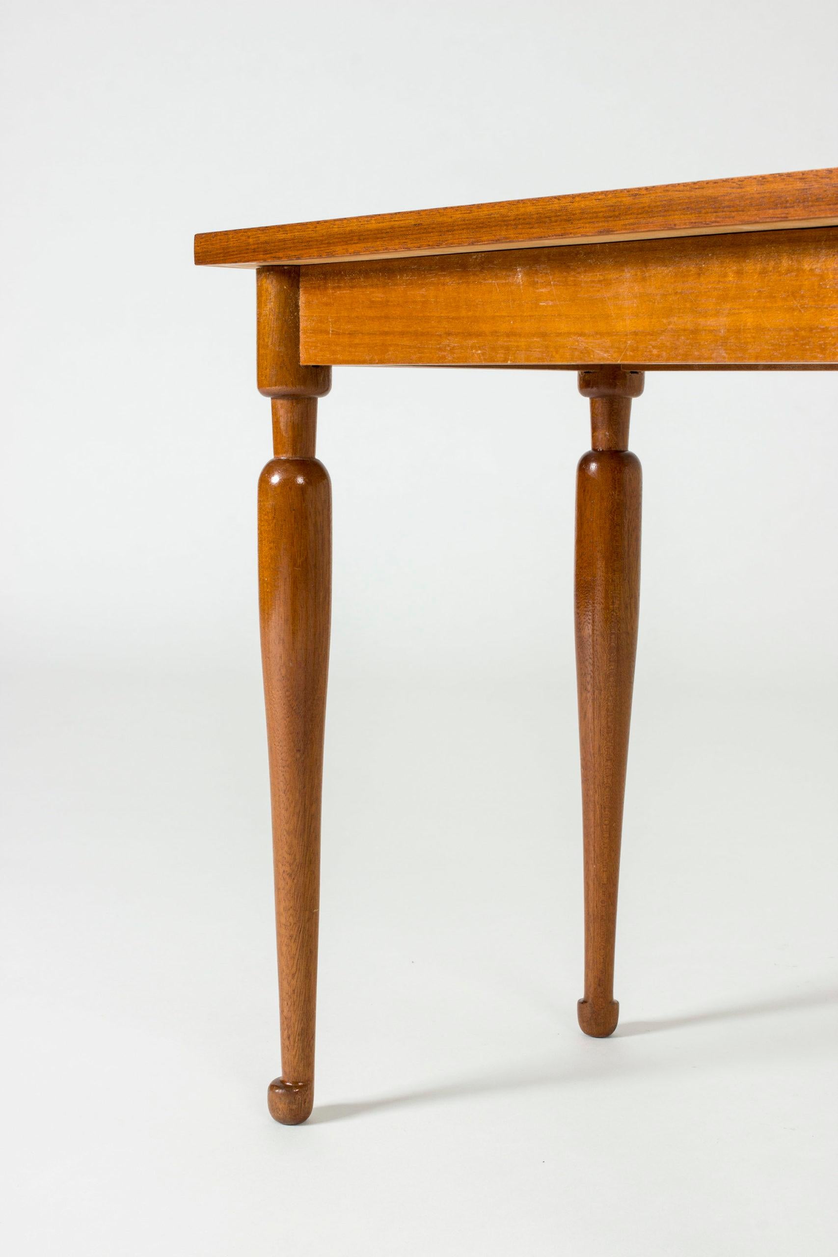 Mid-20th Century Mahogany Side Table by Josef Frank for Svenskt Tenn, Sweden, 1950s