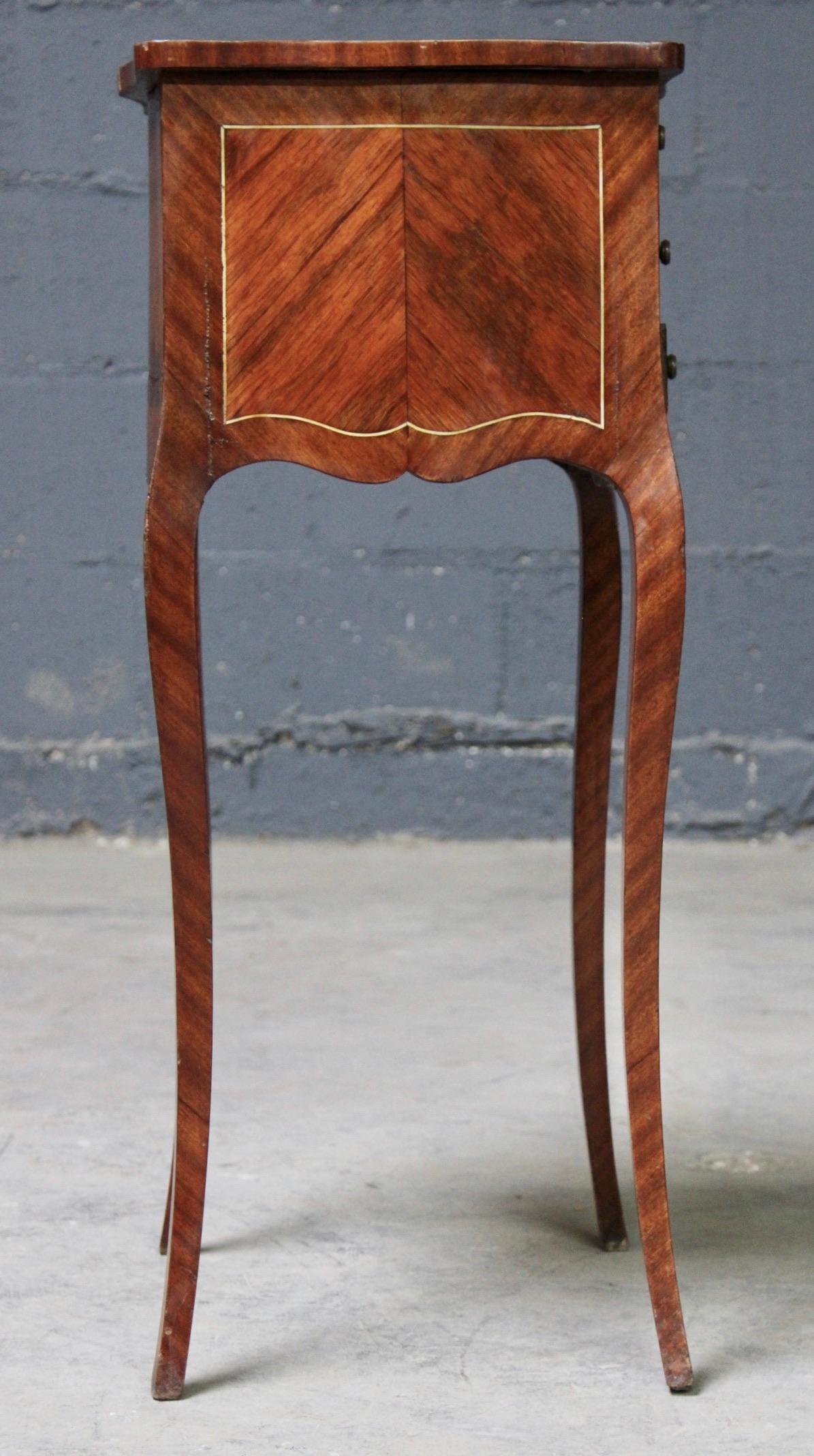 mahogany side tables