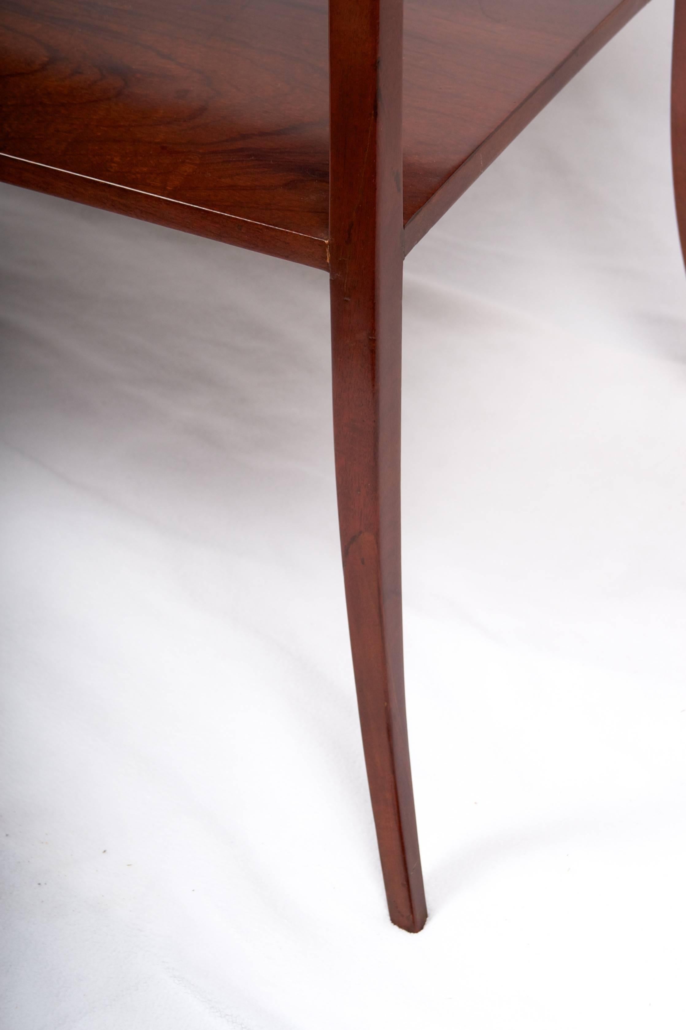Mahogany Side Table in the Manner of Leleu 3