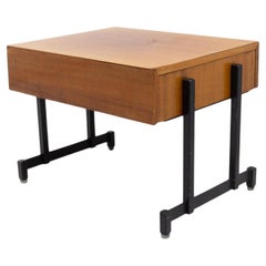 Used Mahogany Side Table or TV Table, Czechoslovakia, 1970's