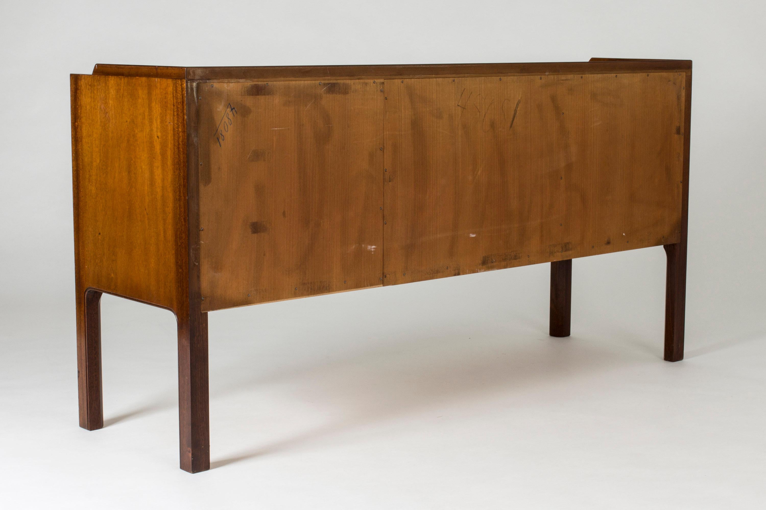Swedish Mahogany Sideboard by David Rosén