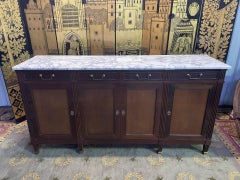 Sideboard aus Mahagoni im Stil Ludwigs XVI.