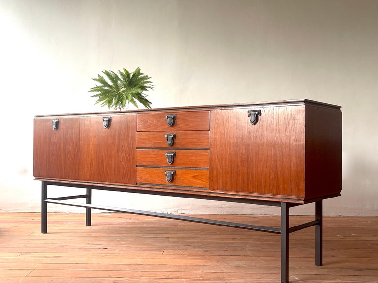 Mahogany Sideboard w/ Leather For Sale 1