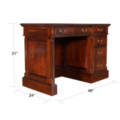 Mahogany Single Bank Desk