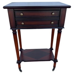 Mahogany Single Drawer End Table by Bombay Furniture