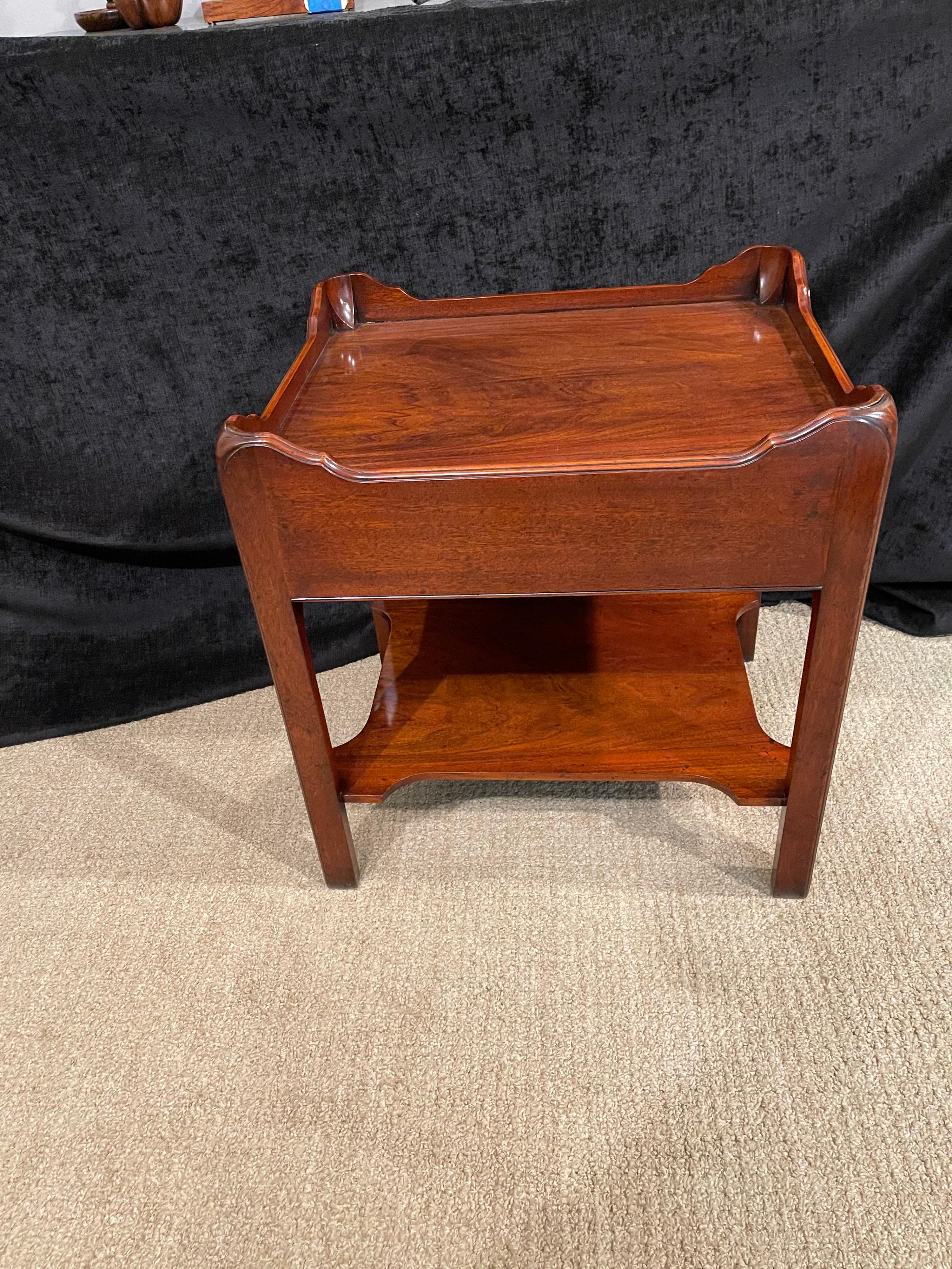 George IV Mahogany Single Drawer Side Table