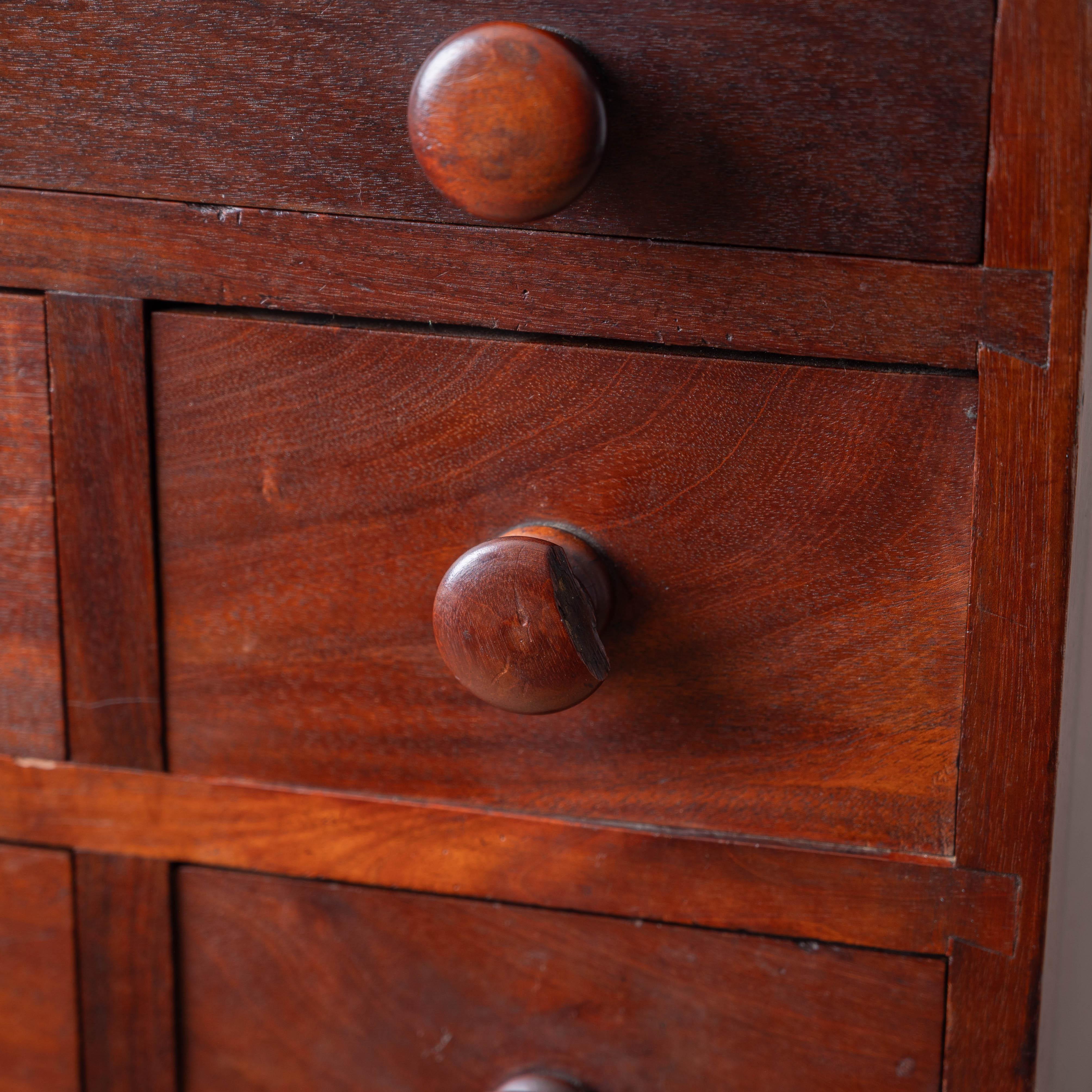 Mahogany Slate-Top Apothecary Cabinet, 19th Century For Sale 3