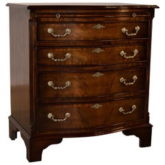 Mahogany Small Serpentine Side Chest