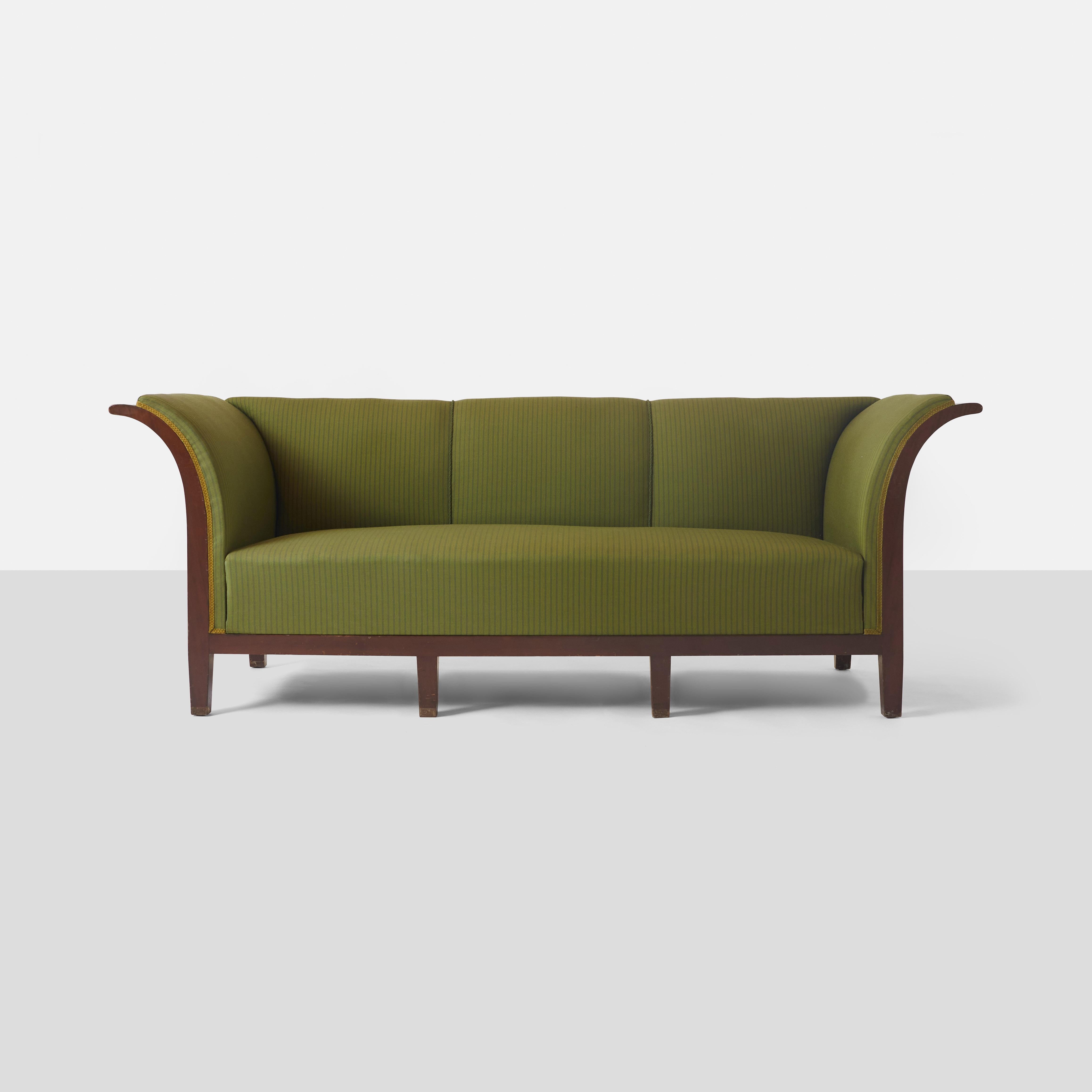 Modern Mahogany Sofa by Frits Henningsen