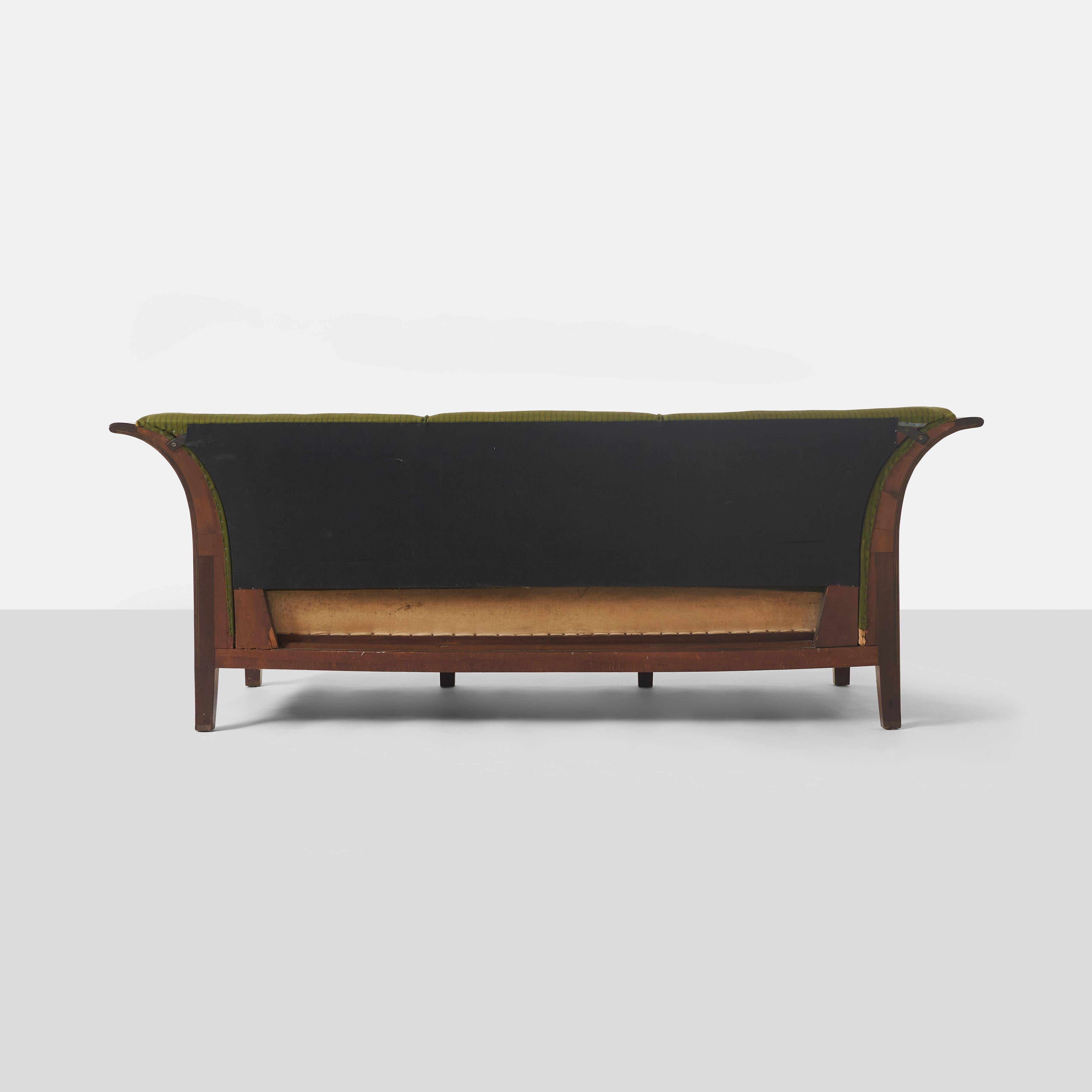 20th Century Mahogany Sofa by Frits Henningsen
