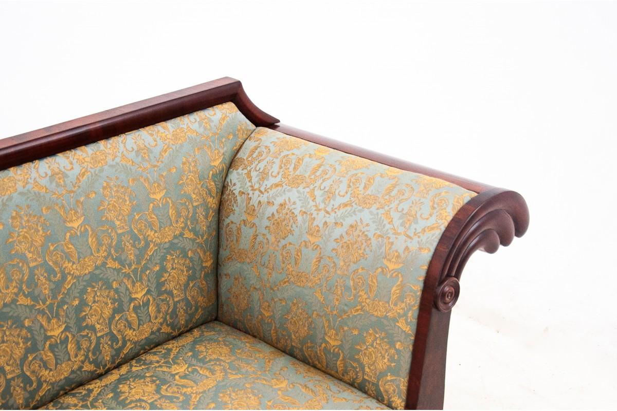 Mahogany sofa in the Biedermeier style, 19th century. 2