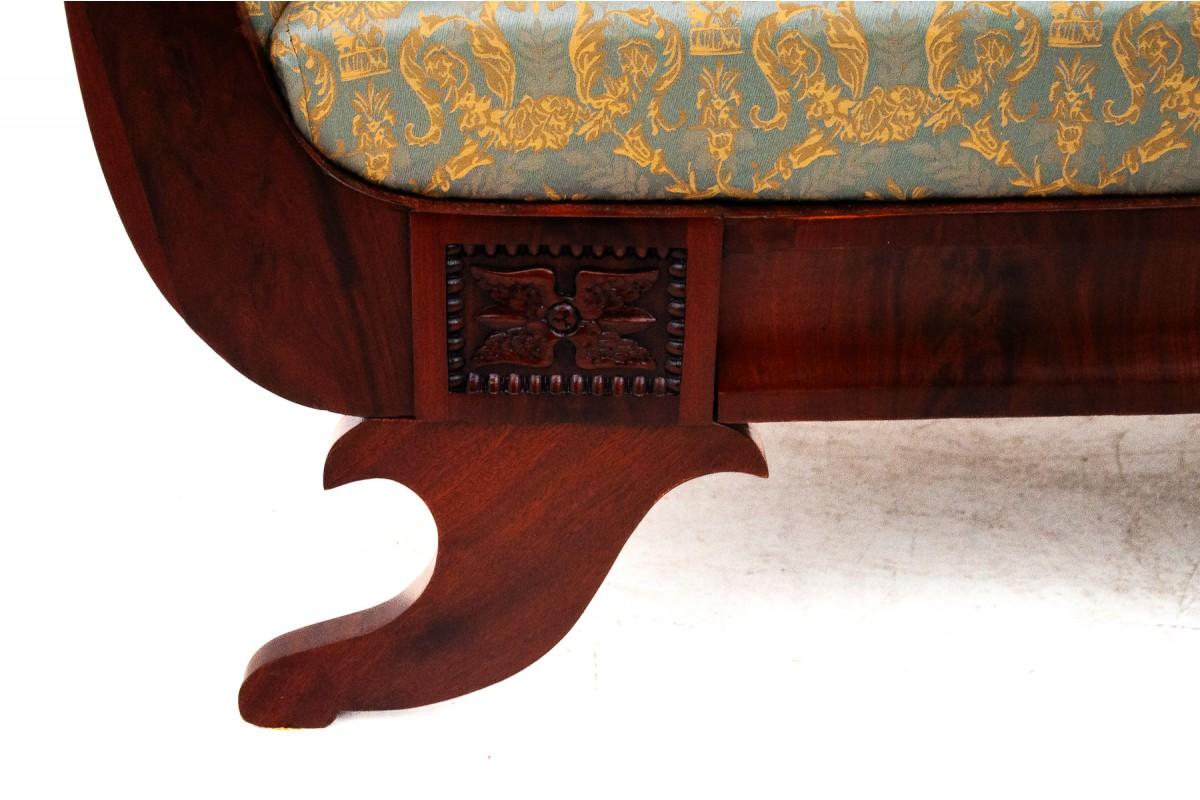 Mahogany sofa in the Biedermeier style, 19th century. 4