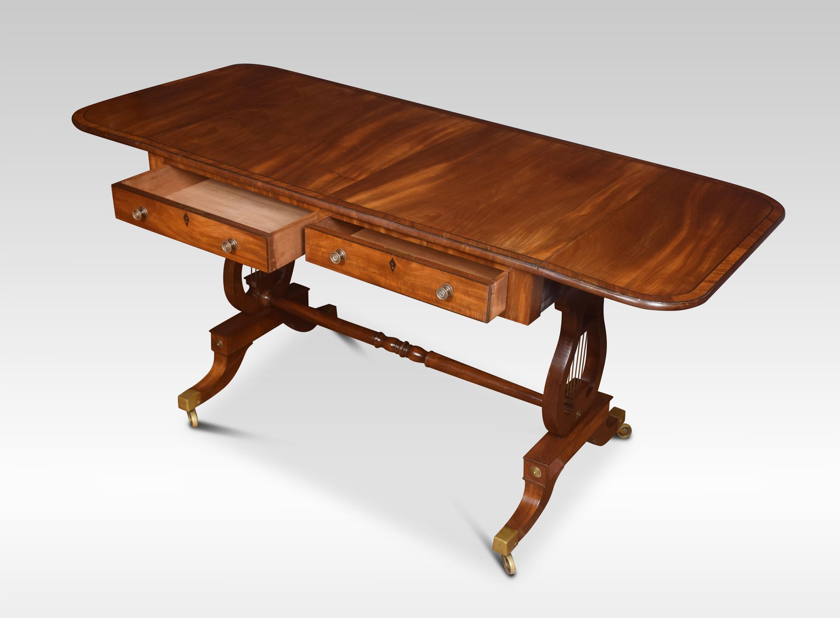 Mahogany Sofa Table 1