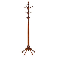 Mahogany Stick & Ball Quadruped Coat Rack C1920