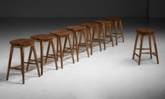 Mahogany Stools, England circa 1940