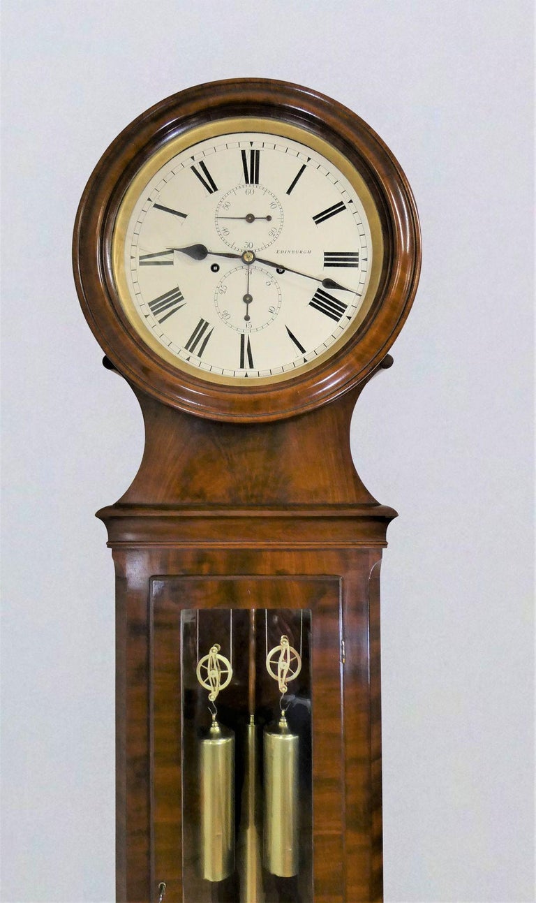 Mahogany Striking Domestic Regulator Longcase Clock by Lawson