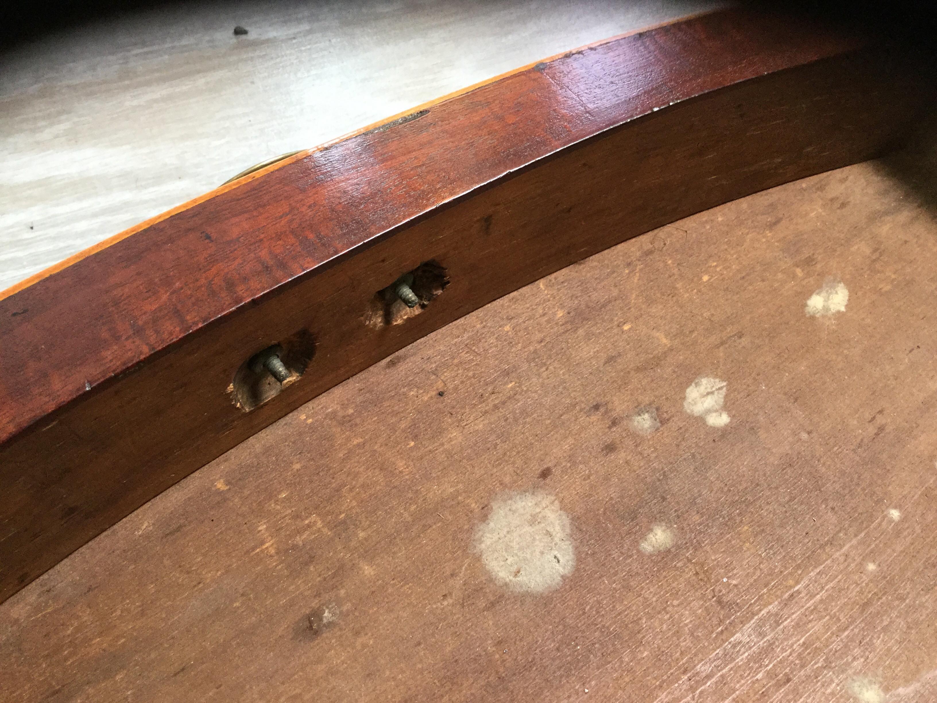 Mahogany String Inlay Pembroke Table For Sale 7