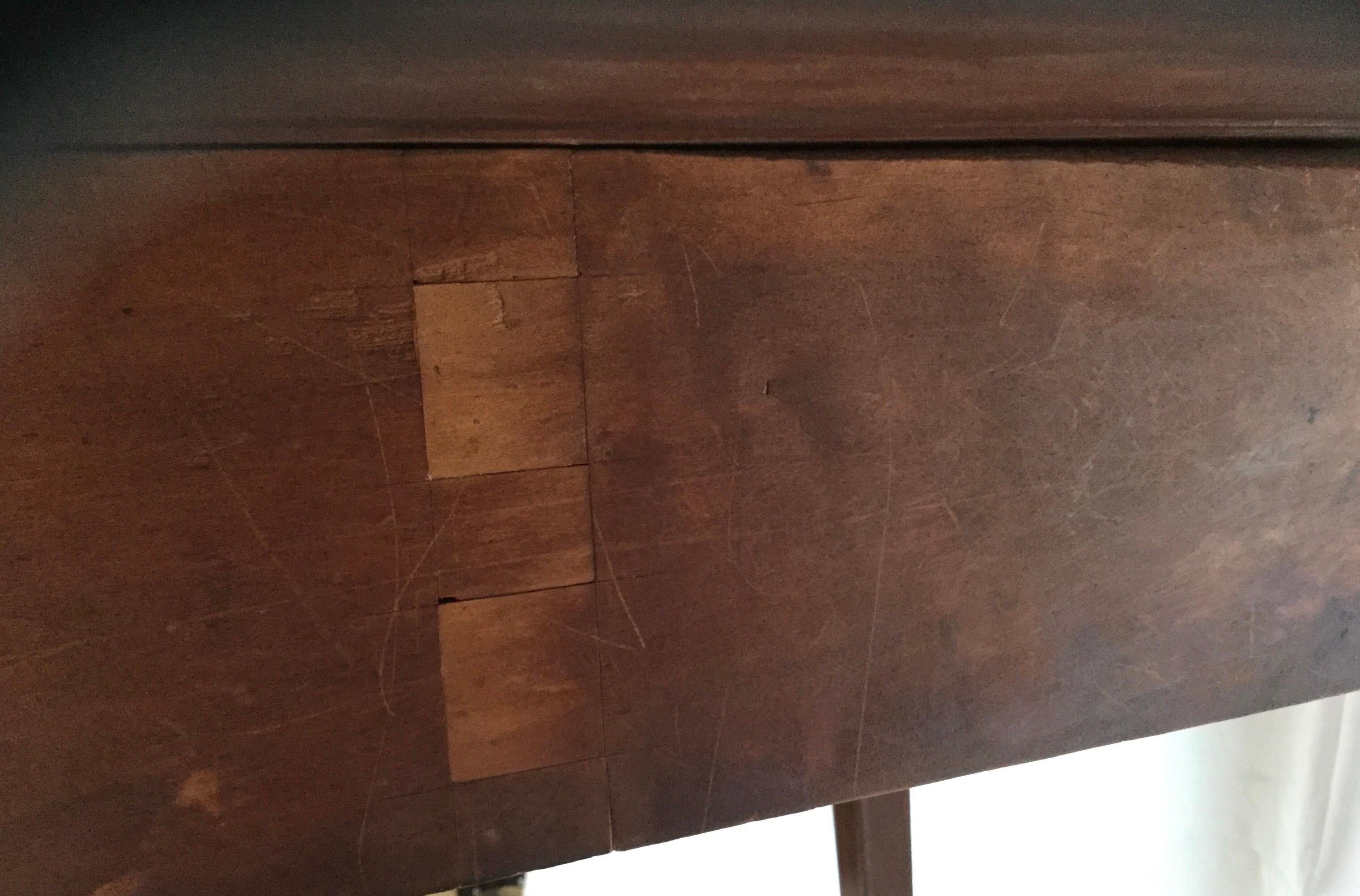 Mahogany String Inlay Pembroke Table For Sale 3