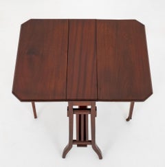 Mahogany Sutherland Table Victorian Side, 1880