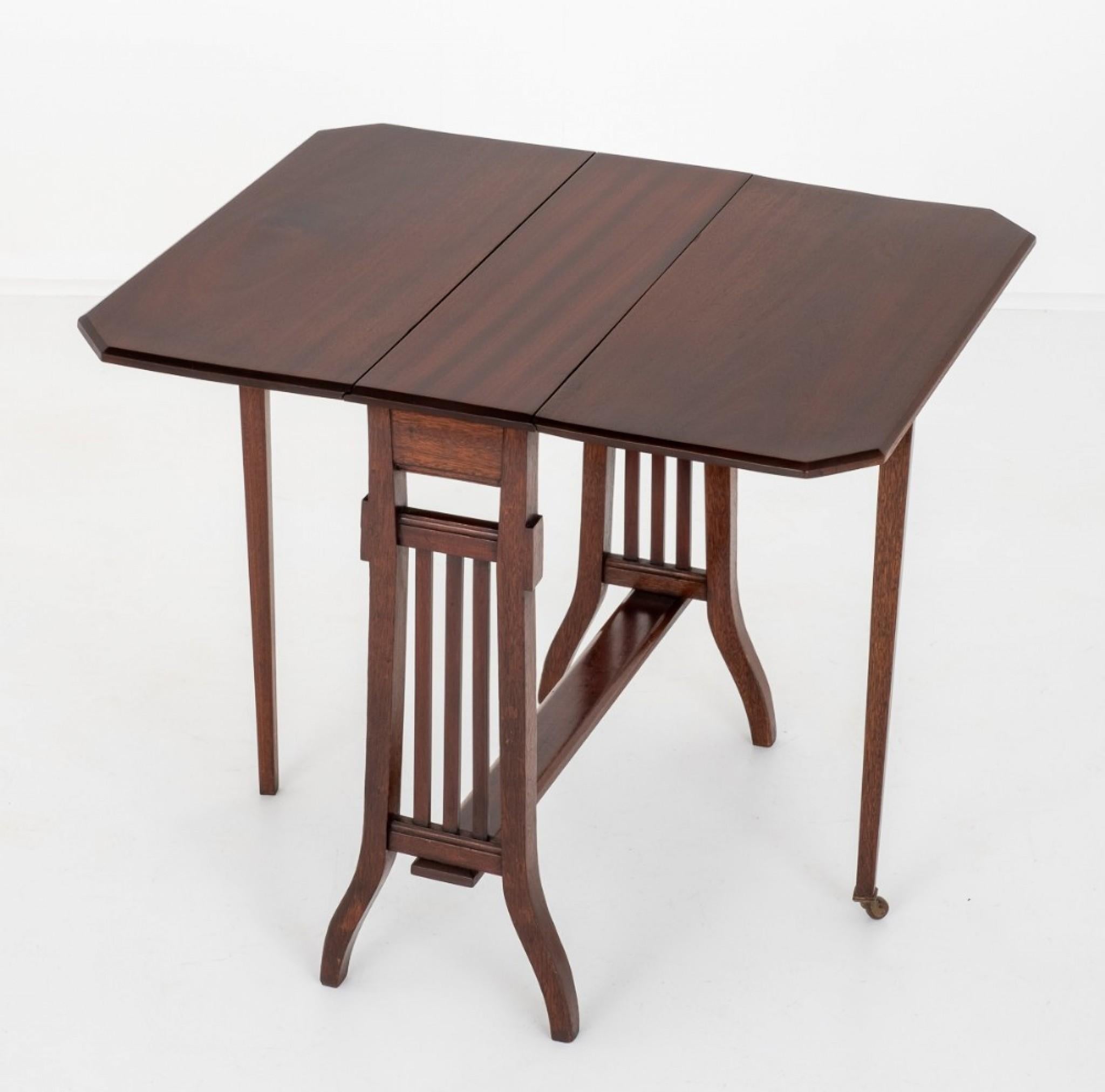 Sutherland-Tisch aus Mahagoni im viktorianischen Stil, 1880 (Viktorianisch) im Angebot