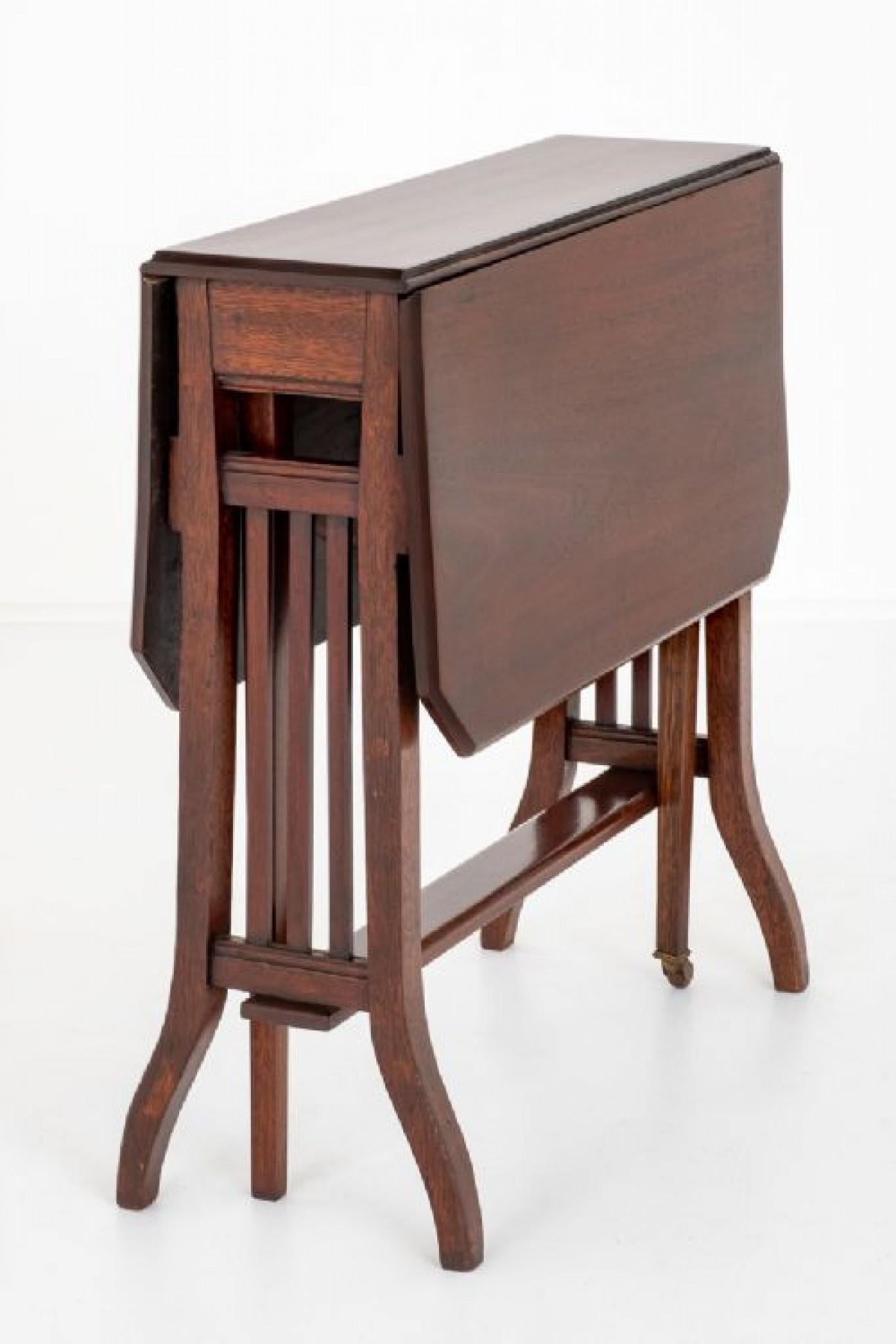 Sutherland-Tisch aus Mahagoni im viktorianischen Stil, 1880 im Zustand „Gut“ im Angebot in Potters Bar, GB