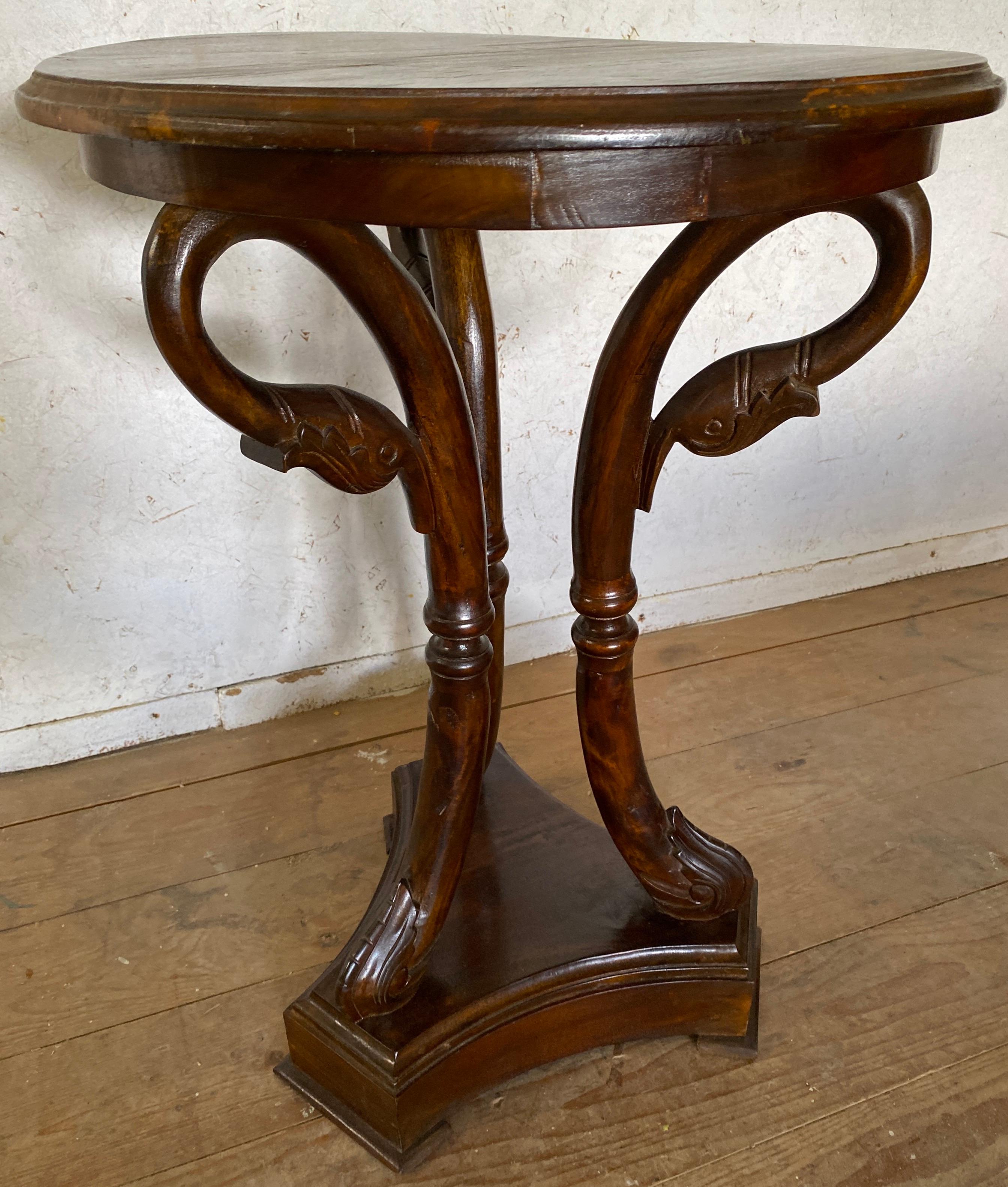 antique swan table