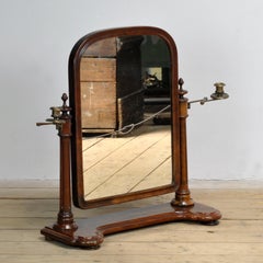 Espejo tocador de caoba, hacia 1850