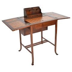Antique Mahogany system desk table, XIXth c.